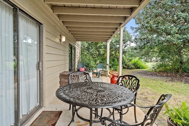 view of patio