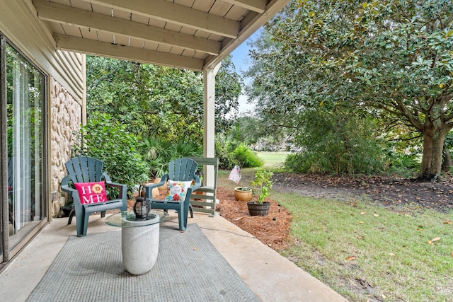 view of patio