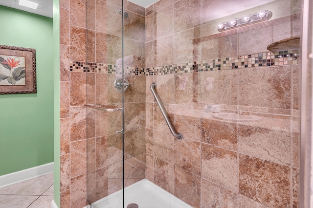 900 Gulf Shore Dr Unit 03, Destin, FL 32541 - bathroom with a stall shower and baseboards
