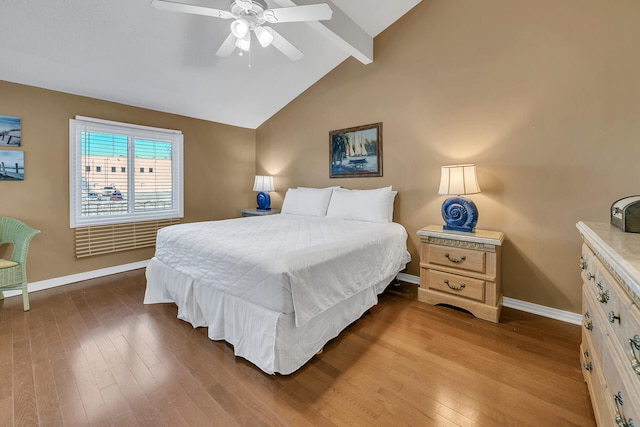 900 Gulf Shore Dr Unit 03, Destin, FL 32541 - bedroom featuring baseboards, dark wood-style flooring, and ceiling fan