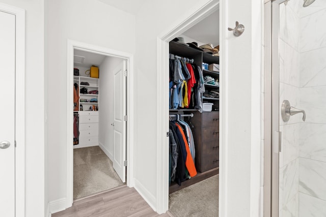 view of closet