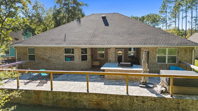 view of pool with an outdoor hangout area and a patio area