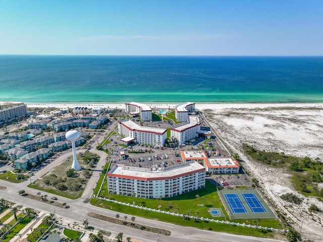 909 Santa Rosa Blvd Unit 561, Fort Walton Beach, FL 32548 - aerial view with a water view and a view of the beach