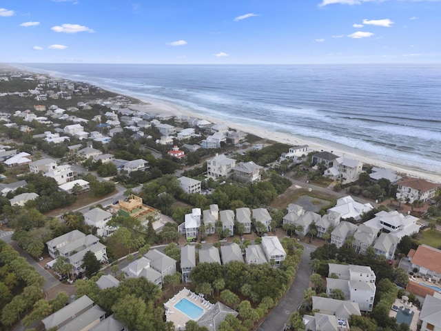 195 Emerald Dunes Cir, Santa Rosa Beach, FL 32459 - aerial view of property and surrounding area with waterfront with a beach and nearby suburban area