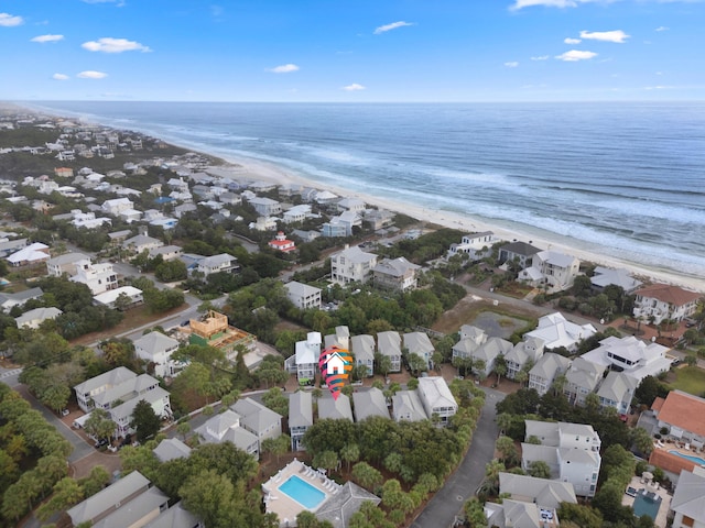 195 Emerald Dunes Cir, Santa Rosa Beach, FL 32459 - aerial view of property's location featuring unending shoreline and nearby suburban area