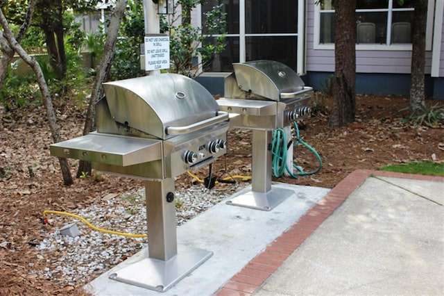 view of patio / terrace with area for grilling