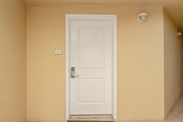view of property entrance