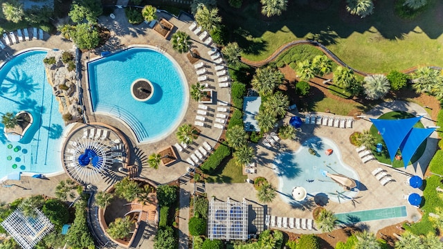 drone / aerial view
