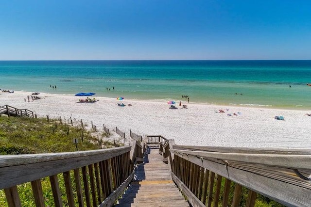 water view with a beach view