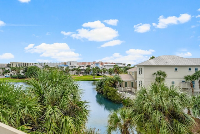 property view of water