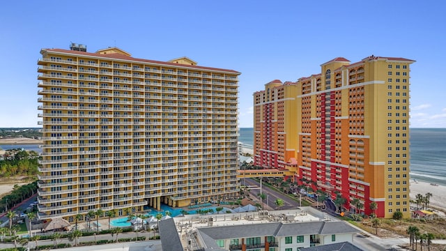 view of property featuring a water view