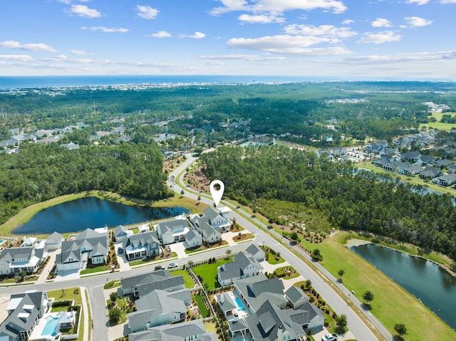 12 Needle Cast Ln, Inlet Beach, FL 32461 - aerial view of residential area featuring a large body of water