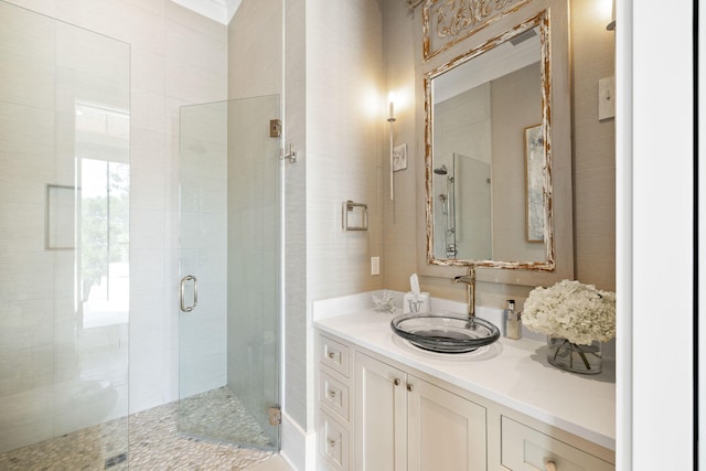 12 Needle Cast Ln, Inlet Beach, FL 32461 - full bath featuring vanity and a stall shower