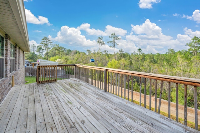 view of deck