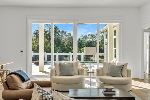 sunroom featuring a healthy amount of sunlight