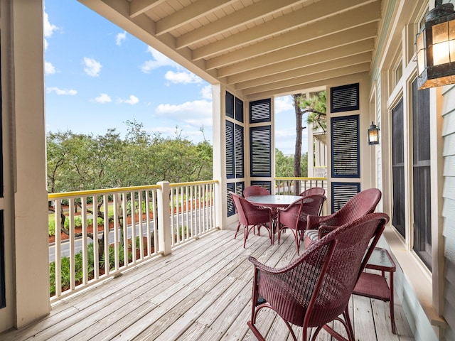 view of deck