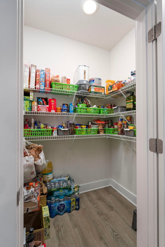 view of pantry