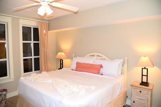 9200 Baytowne Wharf Blvd Unit 444/446, Miramar Beach, FL 32550 - bedroom featuring ceiling fan