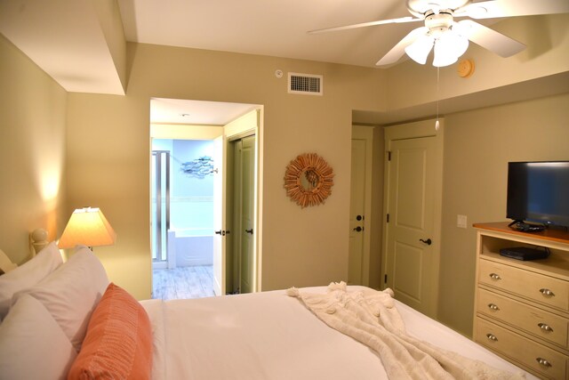 9200 Baytowne Wharf Blvd Unit 444/446, Miramar Beach, FL 32550 - bedroom featuring a ceiling fan
