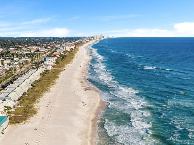 property view of water with a view of the beach