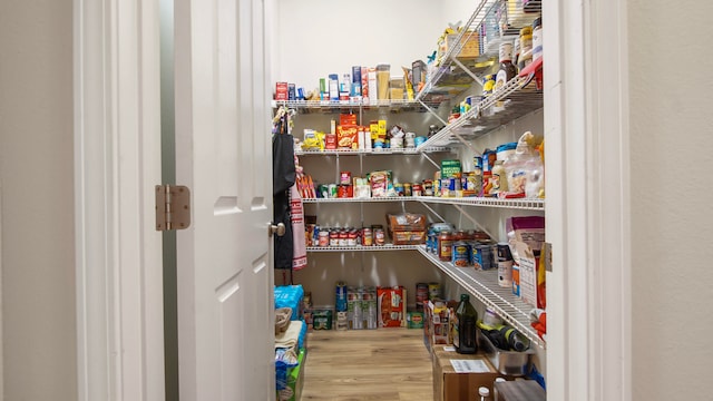 view of pantry