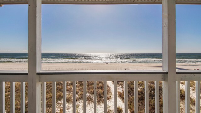 17709 Front Beach Rd Unit 2, Panama City Beach, FL 32413 - property view of water with a beach view