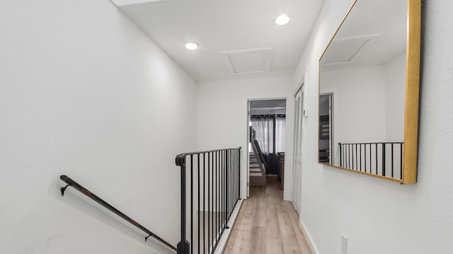 17709 Front Beach Rd Unit 2, Panama City Beach, FL 32413 - hallway with hardwood / wood-style flooring