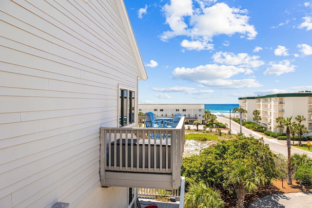 145 Beachfront Trl Unit 307A, Santa Rosa Beach, FL 32459 - balcony featuring a water view