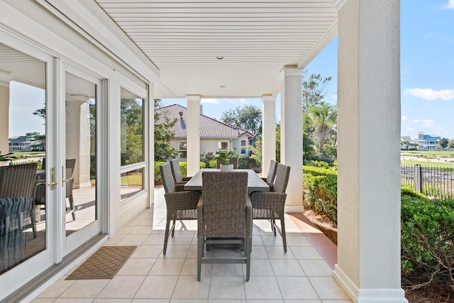 125 Emerald Rdg, Santa Rosa Beach, FL 32459 - view of patio featuring outdoor dining area
