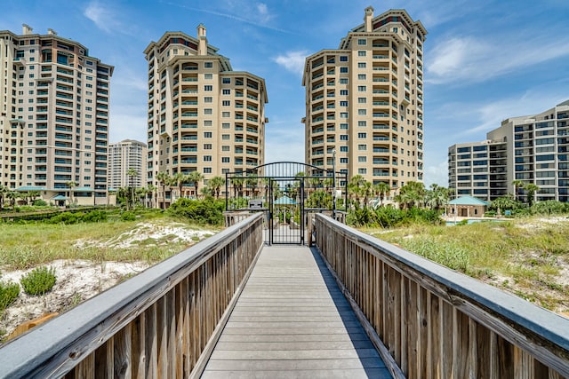 view of home's community with a gazebo