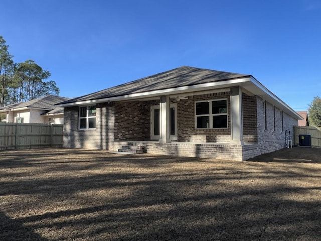 8405 Sevilla St, Navarre, FL 32566 - rear view of property with brick siding