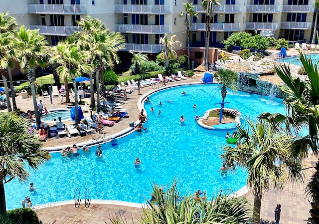 view of pool