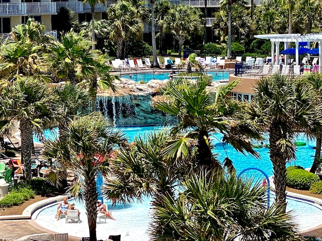 view of pool