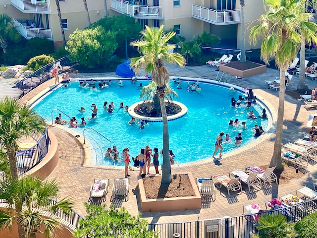 view of pool