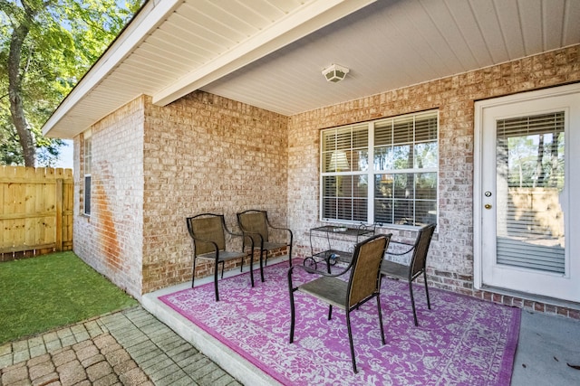 view of patio