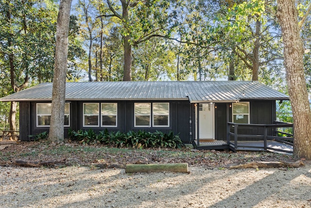 view of ranch-style home