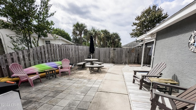 view of patio