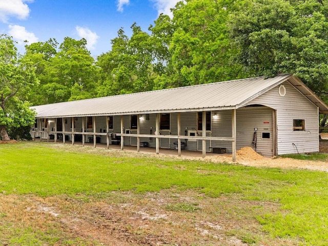 view of stable