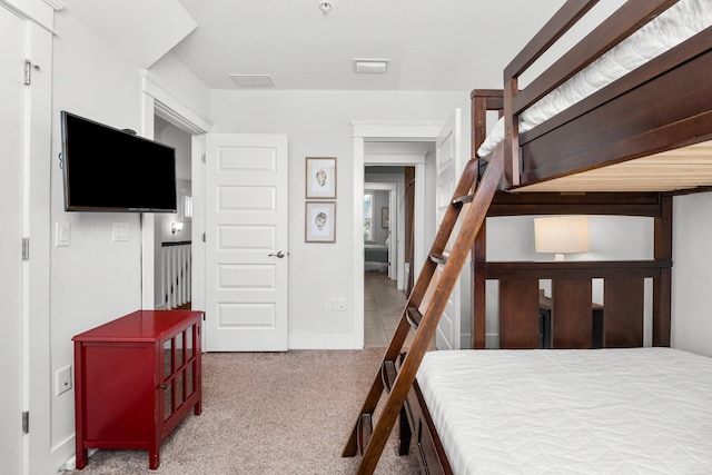 bedroom with carpet flooring