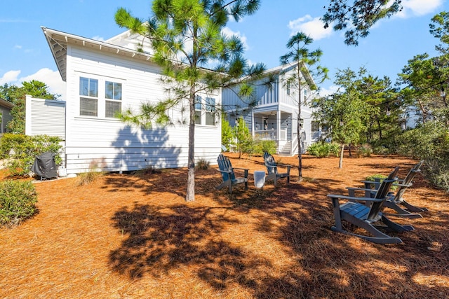 view of rear view of property