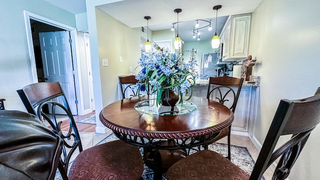 dining room featuring light wood-type flooring