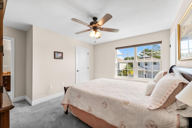 135 Grayling Way, Inlet Beach, FL 32461 - carpeted bedroom featuring baseboards and a ceiling fan