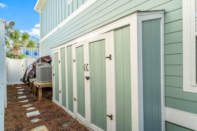 135 Grayling Way, Inlet Beach, FL 32461 - view of outbuilding featuring central AC