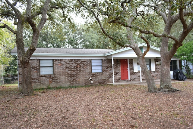 view of ranch-style house