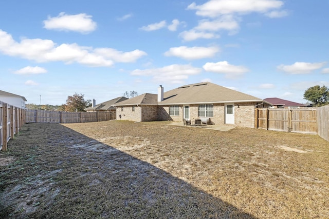 view of rear view of property