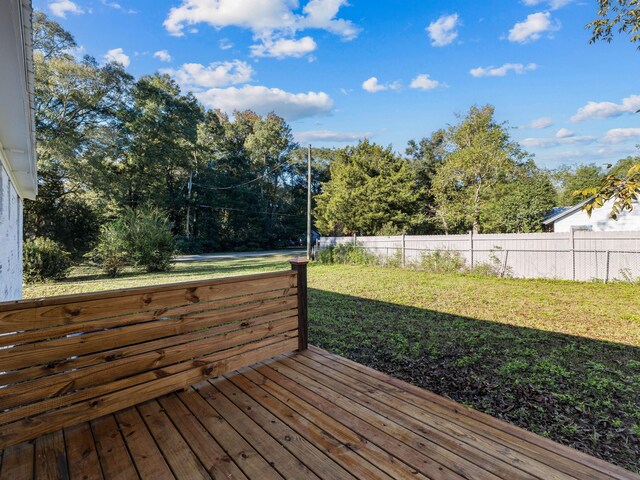274 S 20th St, Defuniak Springs, FL 32435 - view of wooden deck
