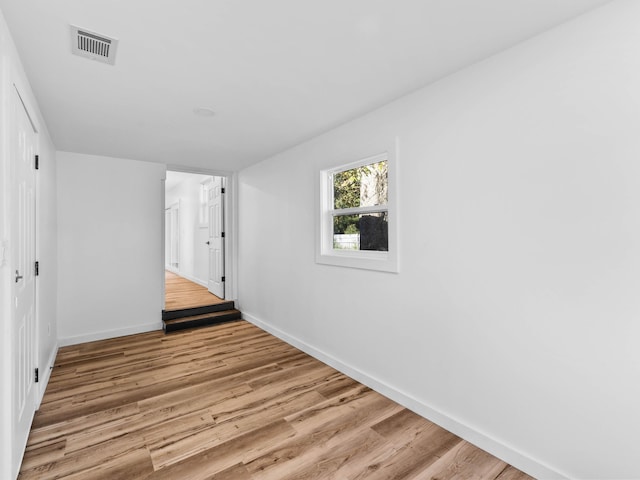 interior space featuring light hardwood / wood-style flooring