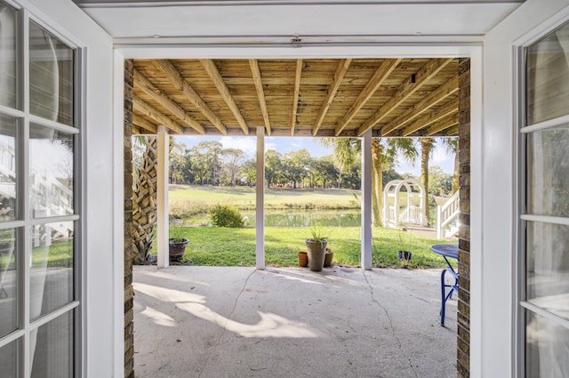 view of patio