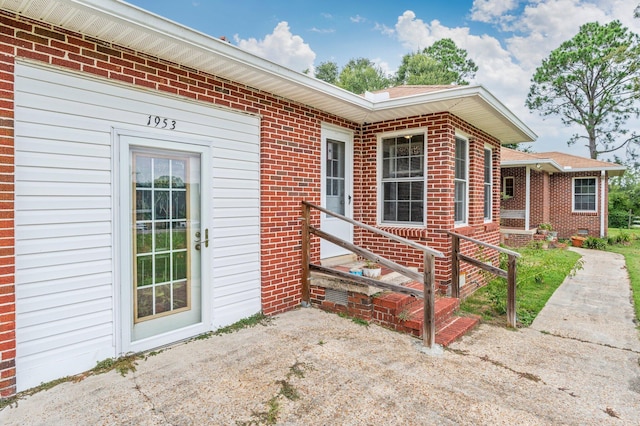 view of property entrance