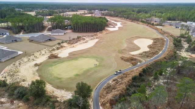 624 Tournament Ln, Freeport, FL 32439 - aerial view of a local golf course and a heavily wooded area